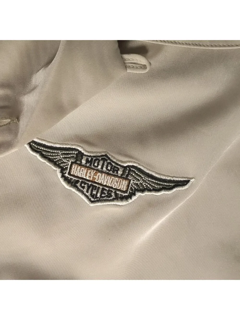 Harley-Davidson shirt sleeve back to basics tan shirt size XXL